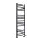 Milano Artle Dual Fuel - Anthracite Curved Heated Towel Rail - 1600mm x 500mm