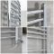 Milano Kent Dual Fuel - Chrome Curved Heated Towel Rail - Choice of Size