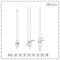 Milano Ive Dual Fuel - White Straight Heated Towel Rail - 1200mm x 400mm