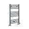 Milano Artle Dual Fuel - Anthracite Straight Heated Towel Rail - 1000mm x 500mm