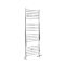 Milano Kent Dual Fuel - Chrome Straight Heated Towel Rail - 1600mm x 600mm