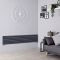 Milano Aruba - Anthracite Horizontal Designer Radiator - 354mm x 1600mm (Double Panel)