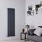 Milano Aruba - Anthracite Vertical Designer Radiator - 1600mm x 472mm (Single Panel)