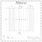 Milano Aruba - Anthracite Vertical Designer Radiator - 1600mm x 472mm (Double Panel)