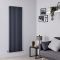 Milano Aruba Ayre - 1800mm Anthracite Vertical Aluminium Designer Radiator - Choice of Size