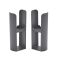Milano Aruba - Modern Floor-Mounting Radiator Feet - Anthracite