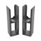 Milano Alpha - Anthracite Floor-Mounting Feet for Alpha Flat Panel Designer Radiators