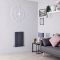 Milano Capri - Anthracite Flat Panel Horizontal Designer Radiator - 635mm x 413mm (Double Panel)
