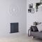 Milano Aruba - Anthracite Horizontal Designer Radiator - 635mm x 590mm (Single Panel)