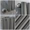 Milano x ECOSO Aruba Electric - Anthracite Horizontal Designer Radiator - 635mm x 1180mm (Single Panel) - with Wi-Fi Thermostatic Heating Element