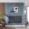 Milano x ECOSO Aruba Electric - Anthracite Horizontal Designer Radiator - 635mm x 1180mm (Single Panel) - with Wi-Fi Thermostatic Heating Element