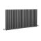 Milano Aruba - Anthracite Horizontal Designer Radiator - 635mm x 1180mm (Double Panel)