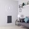 Milano Alpha - Anthracite Flat Panel Horizontal Designer Radiator - 635mm x 420mm (Double Panel)