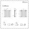 Milano Alpha - White Flat Panel Horizontal Designer Radiator - 635mm x 630mm (Double Panel)