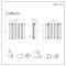 Milano Alpha - Anthracite Flat Panel Horizontal Designer Radiator - 635mm x 630mm (Double Panel)
