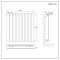 Milano x ECOSO Alpha Electric - Anthracite Horizontal Flat Panel Designer Radiator - 635mm x 630mm (Single Panel) - with Wi-Fi Thermostatic Heating Element