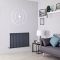 Milano Alpha - Anthracite Flat Panel Horizontal Designer Radiator - 635mm x 980mm (Single Panel)