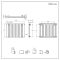 Milano Alpha - Anthracite Flat Panel Horizontal Designer Radiator - 635mm x 840mm (Single Panel)