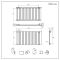 Milano Alpha - Anthracite Flat Panel Horizontal Designer Radiator - 635mm x 1190mm (Single Panel)