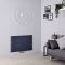 Milano Skye - Anthracite Horizontal Aluminium Designer Radiator - 600mm Tall (Single Panel) - Choice Of Width