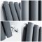 Milano Aruba - Anthracite Horizontal Designer Radiator - Choice Of Height & Width