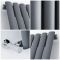 Milano Aruba - Anthracite Horizontal Designer Radiator - Choice Of Height & Width