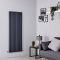 Milano Aruba - Anthracite Vertical Designer Radiator - Choice of Size