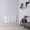 Milano Aruba - White Horizontal Designer Radiator - Choice Of Height & Width