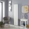 Milano Aruba - White Vertical Designer Radiator with Feet - Choice of Size