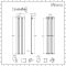Milano Alpha - Anthracite Flat Panel Vertical Designer Radiator - 1600mm x 350mm (Single Panel)
