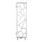 Milano Tria - Satin Polished Vertical Designer Radiator - 1900mm x 550mm