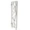 Milano Tria - Satin Polished Vertical Designer Radiator - 1900mm x 550mm