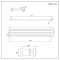 Milano Aruba - Black Horizontal Designer Radiator - 354mm x 1600mm (Single Panel)