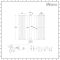 Milano Aruba - Black Vertical Designer Radiator - 1600mm x 472mm (Single Panel)