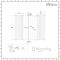 Milano Aruba - Black Vertical Designer Radiator - 1600mm x 590mm (Double Panel)