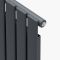 Milano Erin - Horizontal Flat Panel Designer Convector Radiator - 600mm Tall - Choice of Finish and Width