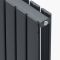 Milano Erin - Vertical Flat Panel Designer Convector Radiator - 1780mm Tall (Double Panel) - Choice of Finish and Width