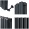ECOSO Aruba Ardus - 1784mm Anthracite Dry Heat Vertical Electric Designer Radiator - Choice of Size and Wi-Fi Thermostat