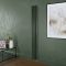 Milano x ECOSO Aruba - Electric Evergreen Vertical Designer Radiator - Choice of Size and Wi-Fi Thermostat