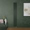 Milano x ECOSO Aruba - Electric Evergreen Vertical Designer Radiator - Choice of Size and Wi-Fi Thermostat