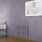 Milano x ECOSO Aruba Electric - Dahlia Purple Horizontal Designer Radiator - 635mm Tall - Choice of Size, Thermostat and Cable Cover
