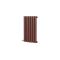 Milano Aruba Electric - Booth Red Horizontal Designer Radiator - 635mm Tall - Choice of Size, Thermostat and Cable Cover