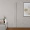 Milano x ECOSO Aruba Electric - Pearl White Vertical Designer Radiator - Choice of Size, Thermostat and Cable Cover