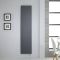 Milano x ECOSO Riso - Anthracite Electric Flat Panel Vertical Designer Radiator - 1800mm x 400mm (Single Panel)