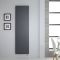 Milano x ECOSO Riso - Anthracite Electric Flat Panel Vertical Designer Radiator - 1800mm x 500mm (Single Panel)