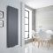 Milano Riso - Anthracite Vertical Designer Radiator - 1800mm x 600mm (Single Panel)