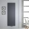 Milano Riso - Anthracite Vertical Designer Radiator - 1800mm x 600mm (Single Panel)