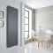 Milano Riso Electric - Anthracite Flat Panel Vertical Designer Radiator 1800mm x 600mm (Single Panel)