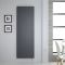 Milano Riso Electric - Anthracite Flat Panel Vertical Designer Radiator 1800mm x 600mm (Single Panel)