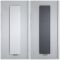 Milano Riso - 1800mm Vertical Designer Radiator (Single Panel) - Choice of Finish and Size